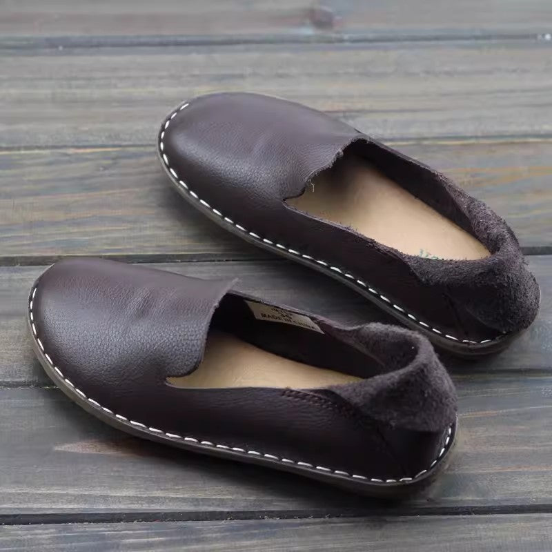 Mocassins artisanaux – surpiqûres soignées