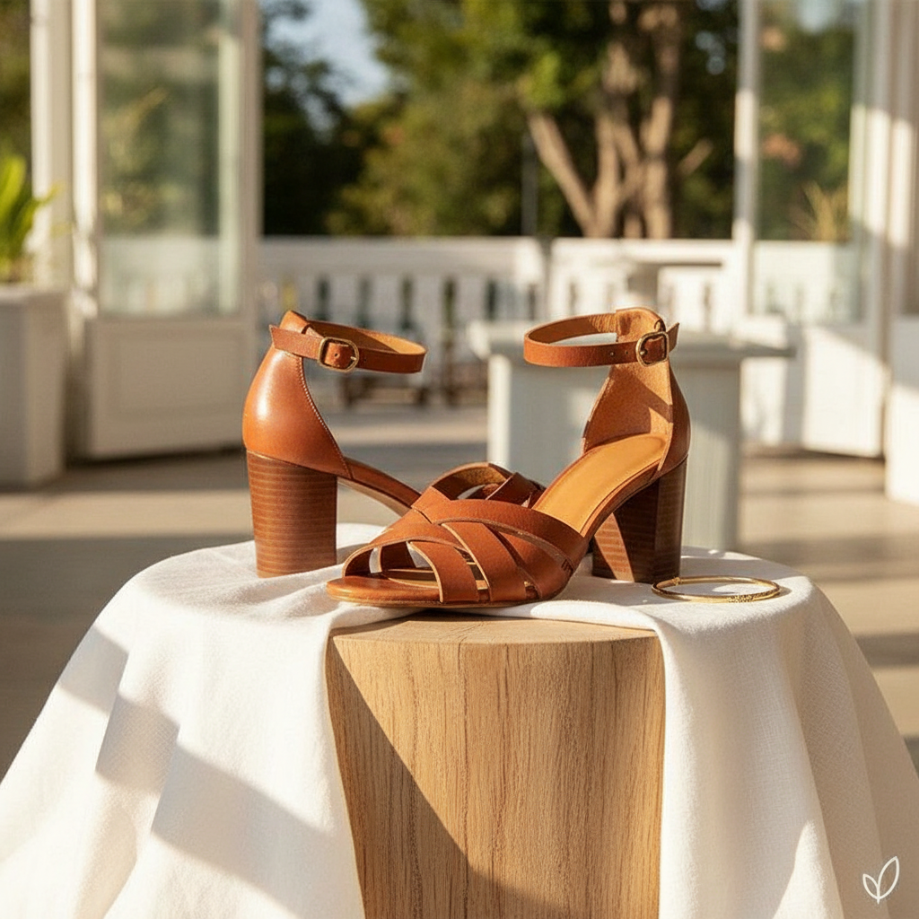 Sandales à Talons Hauts – Style Chic et Vintage