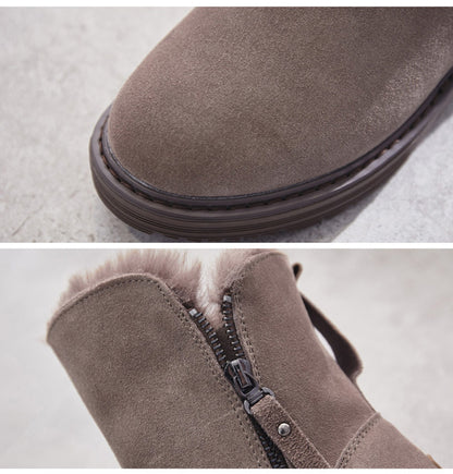 Édition Hiver : Bottines Premium Effet Velours