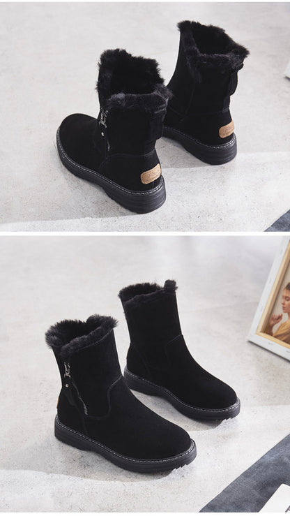 Édition Hiver : Bottines Premium Effet Velours