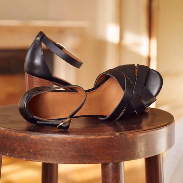 Sandales à Talons Hauts – Style Chic et Vintage