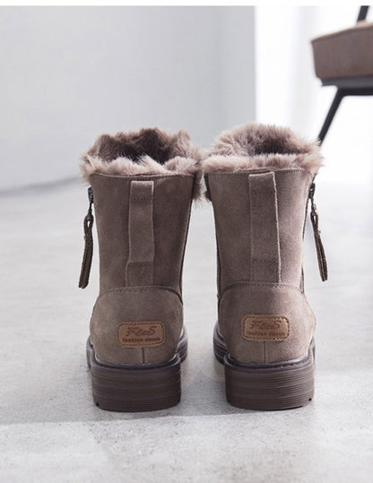 Édition Hiver : Bottines Premium Effet Velours