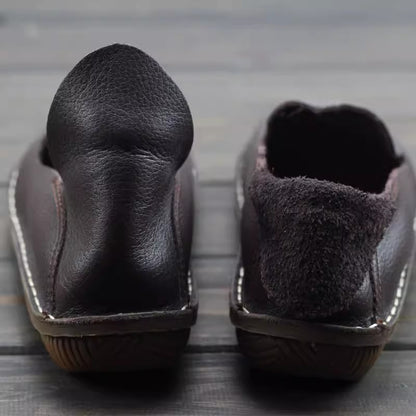 Mocassins artisanaux  – surpiqûres soignées