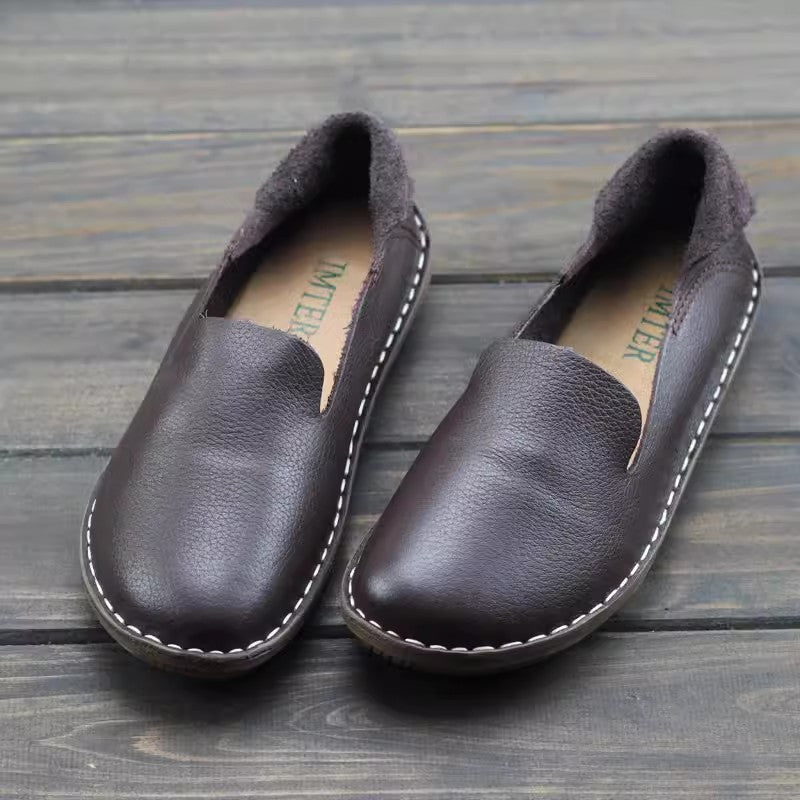Mocassins artisanaux  – surpiqûres soignées