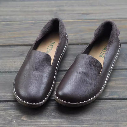 Mocassins artisanaux  – surpiqûres soignées