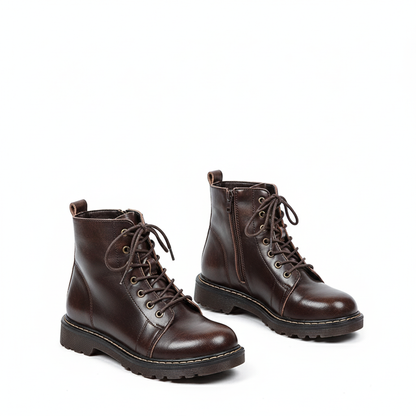 Bottines en Cuir Basse