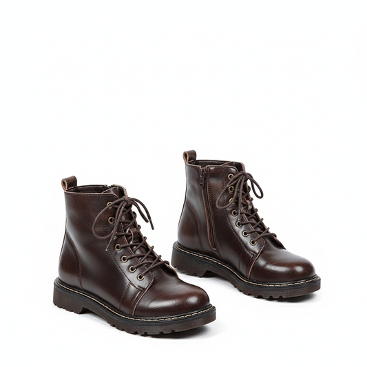 Bottines en Cuir Basse