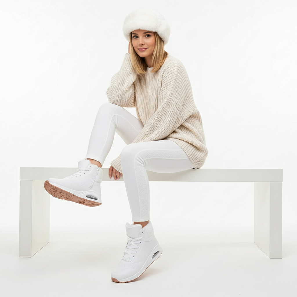 Baskets Montantes Fourrées – Confort Hivernal