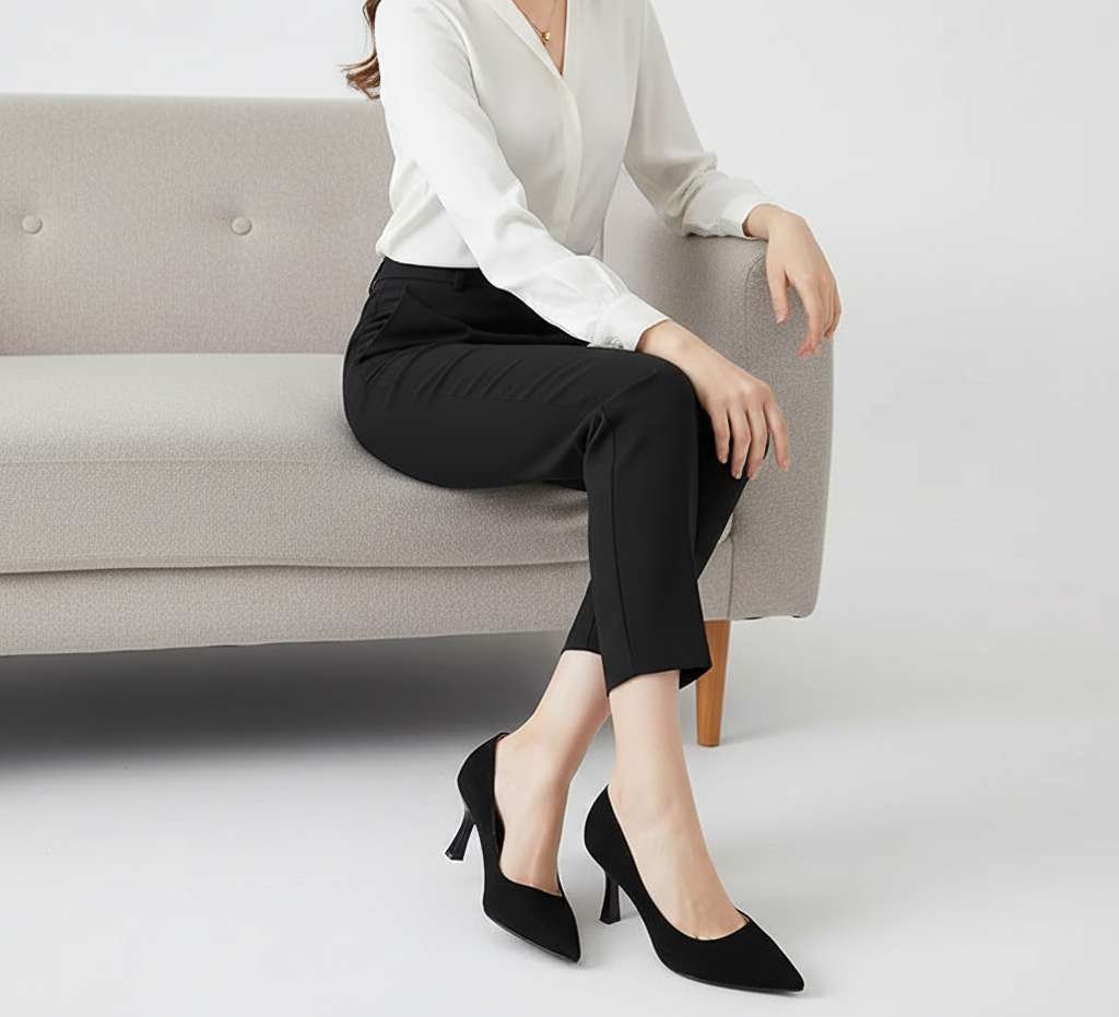 Escarpin Moderne à Talon Fin et Look Sophistiqué