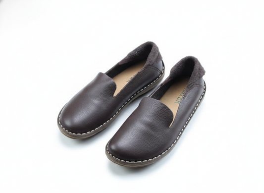 Mocassins artisanaux  – surpiqûres soignées